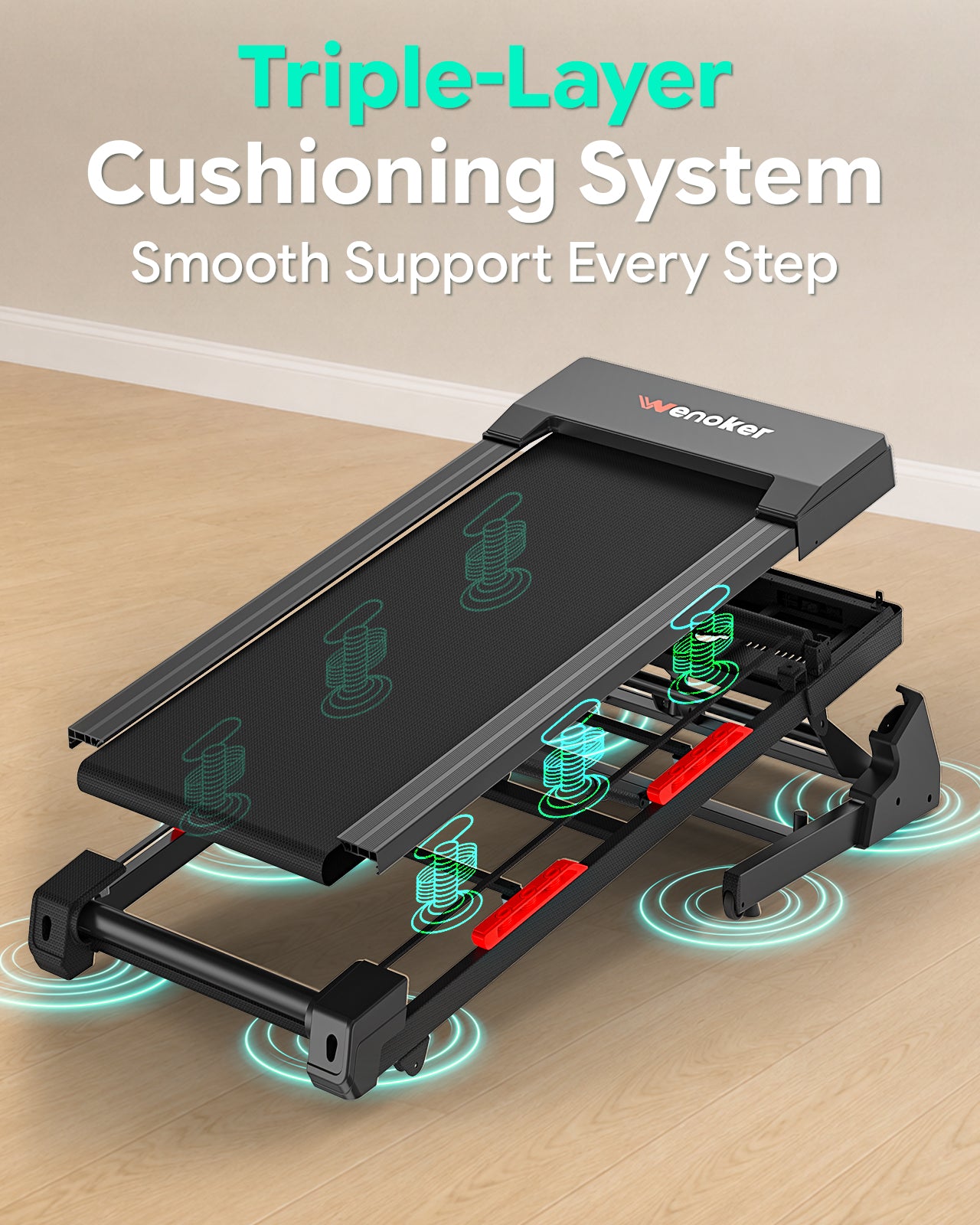 Wenoker Folding Treadmill with Incline X-T510M uk