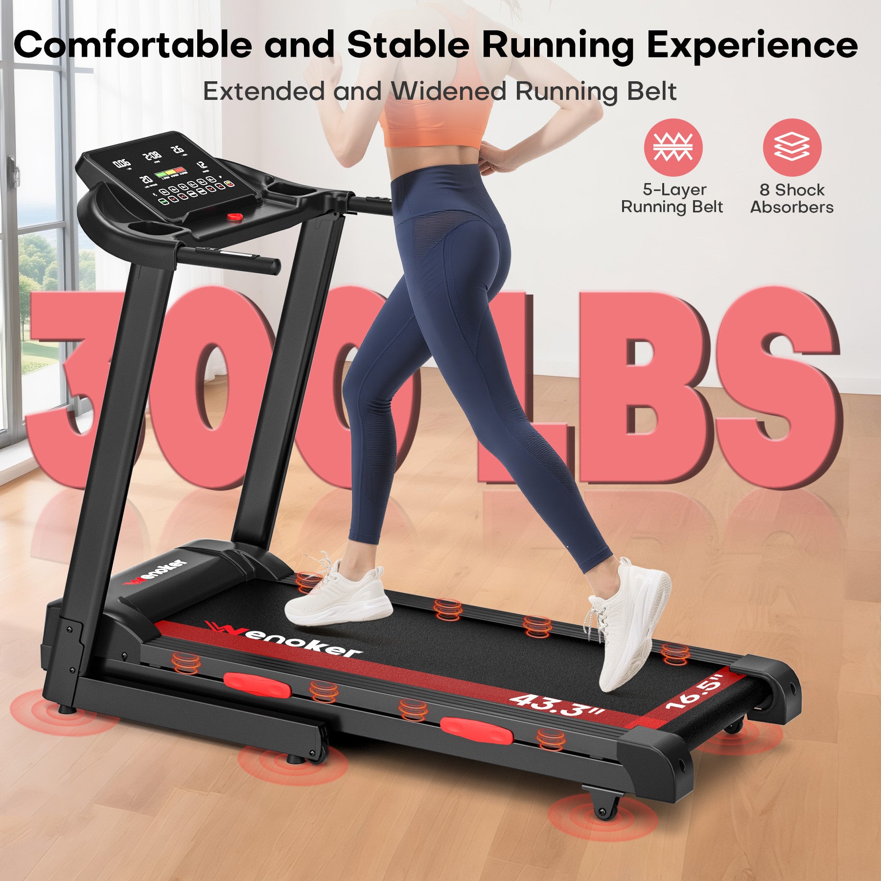 Wenoker Foldable Treadmill X-T421