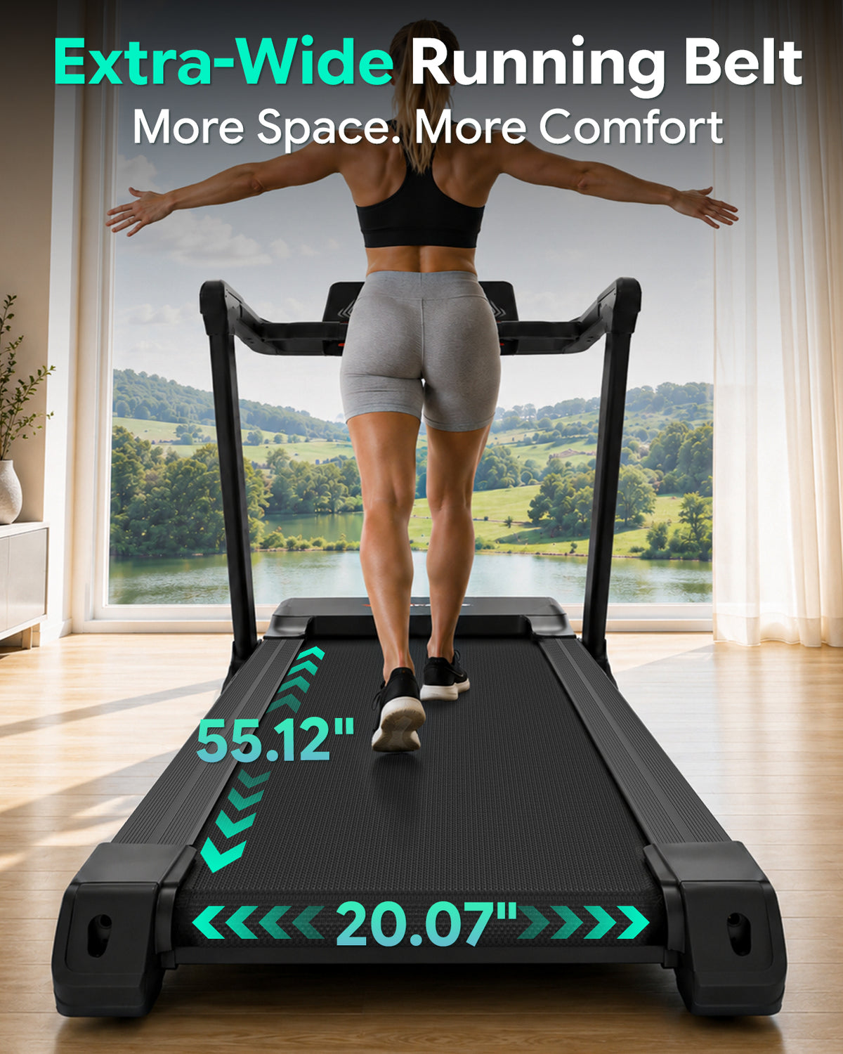 Wenoker Folding Treadmill with Incline X-T510M uk