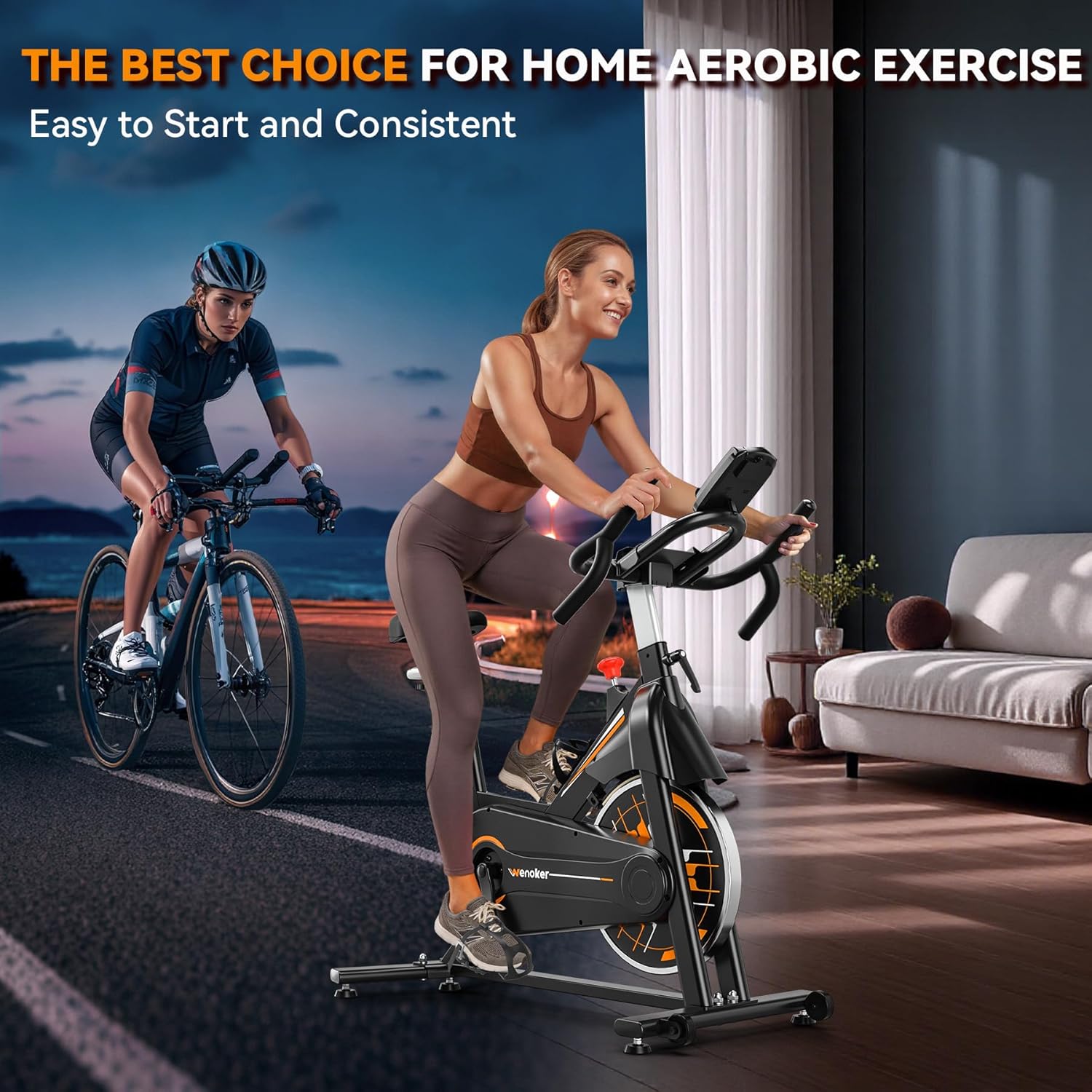 Wenoker JC305W Friction Resistance Exercise Bike