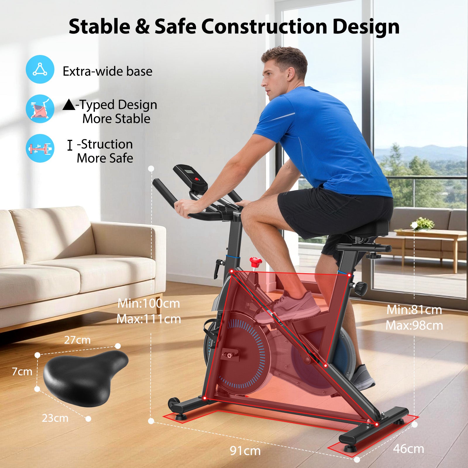 Wenoker JC302 Magnetic Exercise Bike