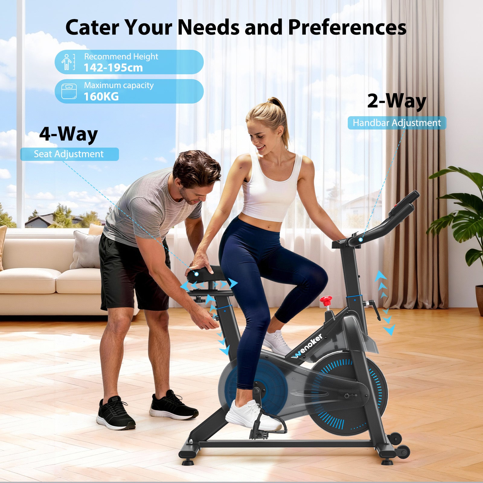 Wenoker JC302 Magnetic Exercise Bike